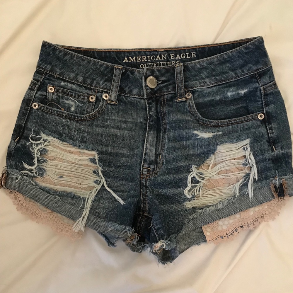 American eagle hi rise festival short